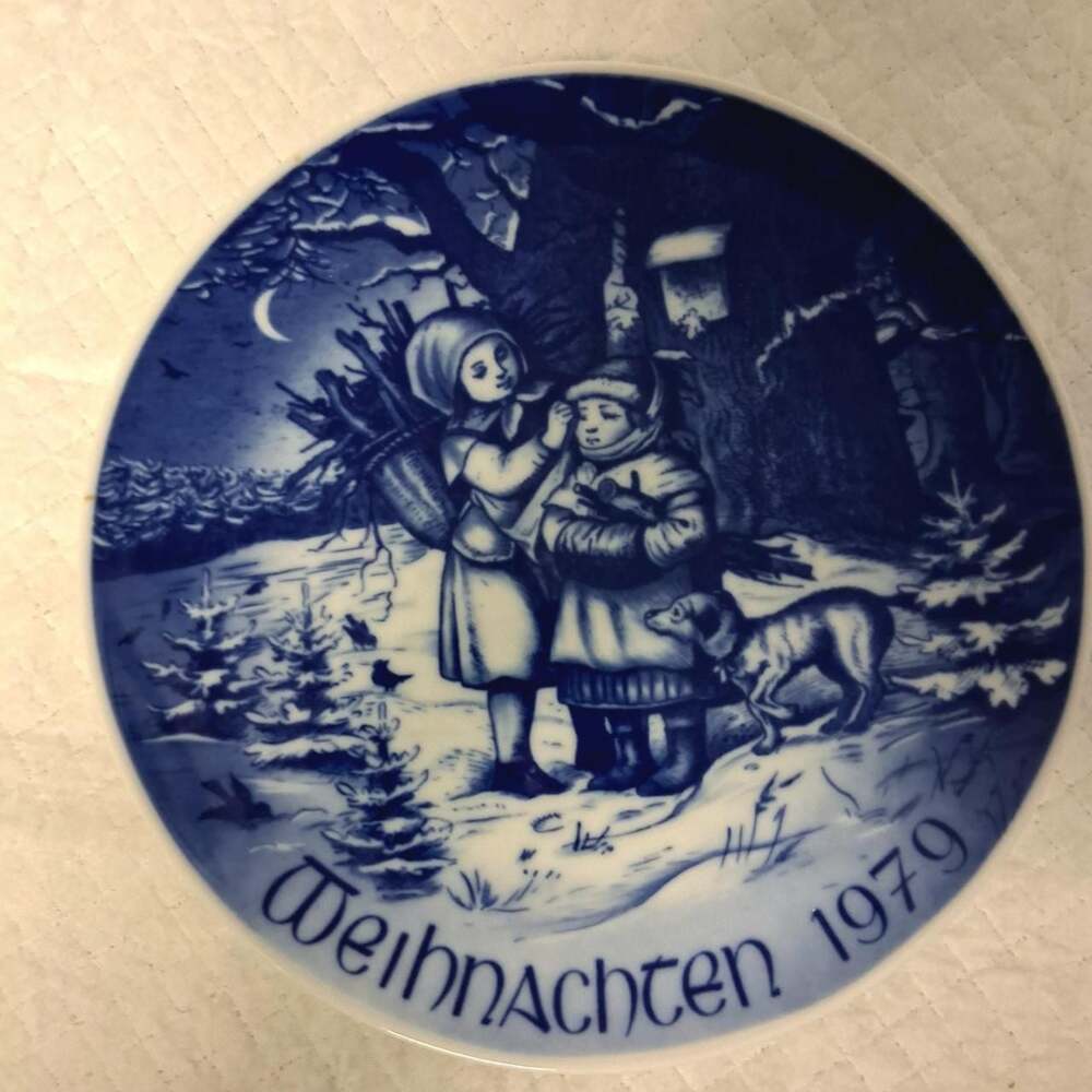 Bareuther Waldsassen Christmas 1979 Limited Edition Collector Plate
